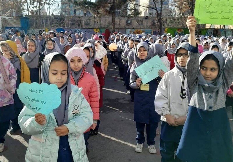 نواخته شدن زنگ «هوای پاک» در مدارس خراسان رضوی و مشهد