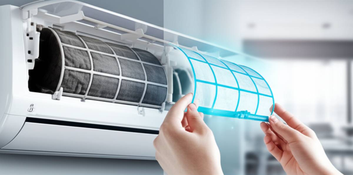 رفع مشکلات و تعمیر فیلتر کولر گازی TCL | آموزش کامل