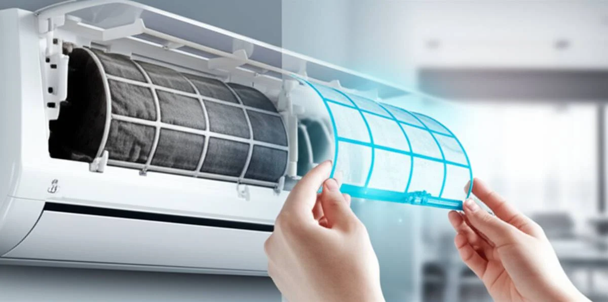 رفع مشکلات و تعمیر فیلتر کولر گازی TCL | آموزش کامل