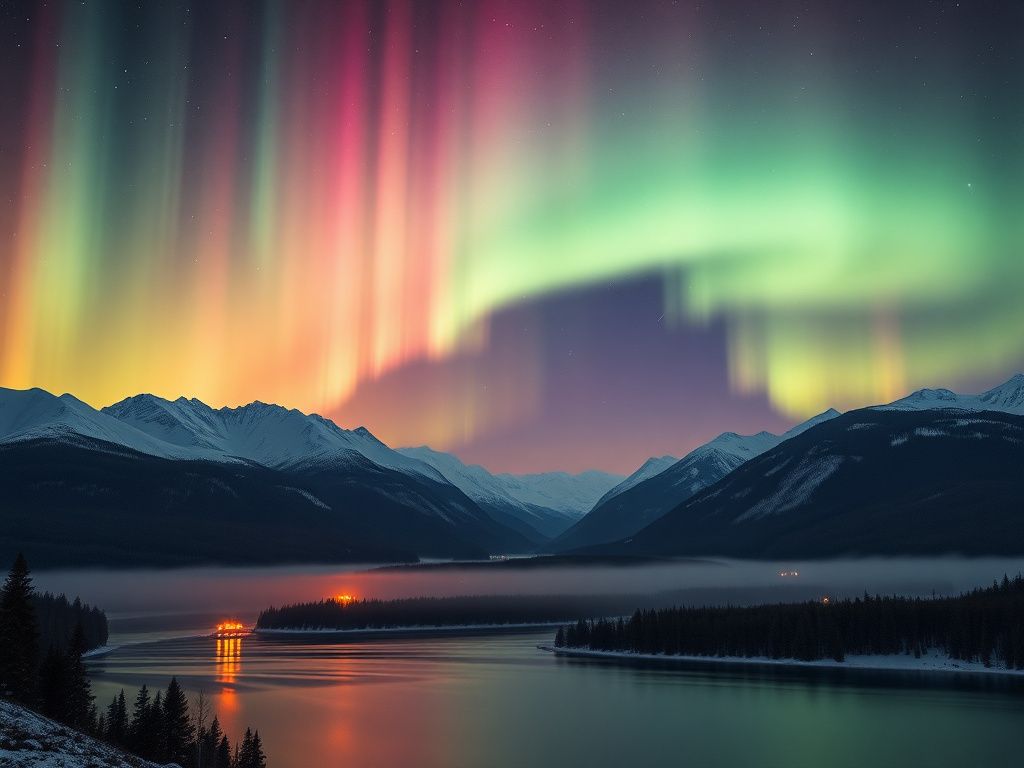 راز نورهای مرموز در آسمان کانادا: کشف حقیقت پشت پرده