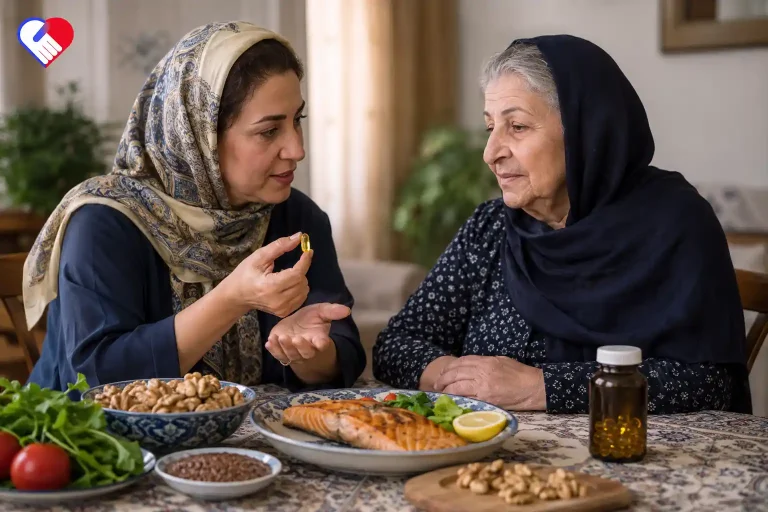 قرص امگا ۳ برای چی خوبه؟ فواید، زمان مصرف و نکات احتیاطی