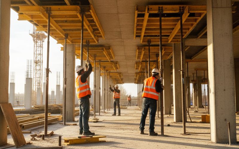 ساختمان چک لیست جلوگیری از اشتباه قالب بندی سقف
